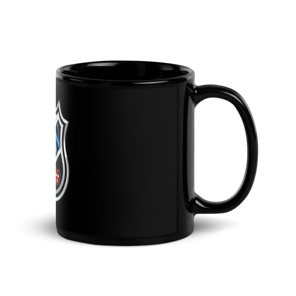 MLW Hockey Black Glossy Mug
